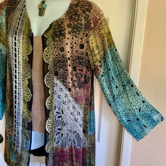 Citron Tops - NWOT…CITRON SANTA MONICA…silk duster